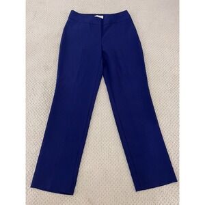 talbots women ankle blue pants size 6